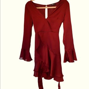 Burgundy dress size XS